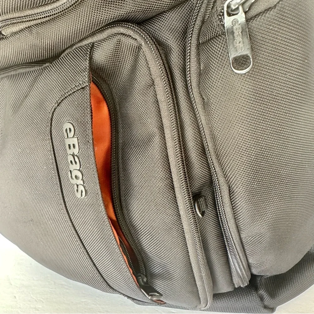 eBags Professional Slim Laptop Backpack Black Travel Work Business Carry On Tech